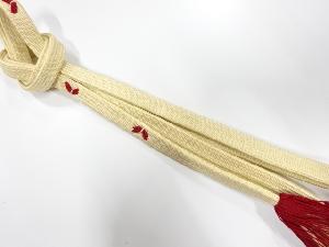 正絹　撚り房　手組帯締め